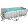 BestWay Piscina Rettangolare 488x244x122 cm Fuori Terra con Filtro e Accessori