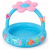 Intex Piscina baby fiori INTEX gonfiabile con arco parasole 102×81 cm