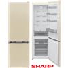 SHARP FRIGORIFERO COMBINATO 367 LT SABBIA NO FROST 201 CM CL.E SHARP SJ-FBA12DMXJE