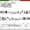 Securvera CANCELLO AUTOMATICO 5 MT 2 ANTE MOTORI 220 V RICAMBI COMPATIBILE VDS FADINI FAC