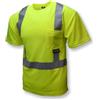 Radians ST11 - 2 gs-2 x Class 2 max-dri Moisture Wicking T shirt, Green, 2 extra large