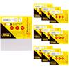 Idena 90360 - Schede A7, 1000 a scacchiera, in carta FSC-Mix bianca da 180 g/m², per scuola e ufficio