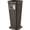 Stefanplast Portaombrelli Elegance Rattan Colore Moka Marrone 25x58x25 Cm Stefanplast