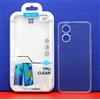 Newtop Cover per OPPO A96 5G Custodia cellulare in Tpu Clear Trasparente Flessibile