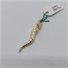 CIONDOLO PORTAFORTUNA CORNETTO IN ORO GIALLO 18KT 0.85 GR. (8054)