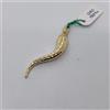 CIONDOLO PORTAFORTUNA CORNETTO IN ORO GIALLO 18KT 1.35 GR. (8055)