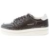 PREMIATA scarpe donna Sneaker Micol 7014 pelle nero e bianco rivetti in metallo
