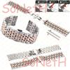 Samsung CINTURINO METALLO 7 BANDE FIBIA FARFALLA SAMSUNG GEAR S3 CLASSIC SILVER ORO ROSA