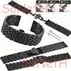 Samsung CINTURINO METALLO 7 BANDE CHIUSURA FIBIA FARFALLA SAMSUNG GEAR S3 CLASSIC NERO