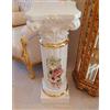 Capodimonte Colonnna Decorativa Ornamento da Interni Colonnina Pilastro Ceramica Capodimonte
