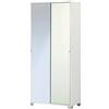 PIDEMA.IT Mobile con 2 ante scorrevoli 8 ripiani e specchio Armadio bianco 190H SCONTARE