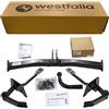 Westfalia Gancio Traino Fisso per Opel Combo, 02/2012-08/2018, Fiat Doblo, incluse Cargo, 02/2010-06/2022, Viene Con un Westfalia Kit Cablaggio a 13 Pin