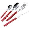 Eme Set posate tavola 24 pz Inox You&Me SKY Rosso YM24SK 88