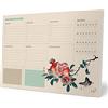 Grupo Erik: Planning da Tavolo A4 Japanese in tedesco | Planner settimanale con 54 fogli a strappo, 21 x 29,7 cm, Agenda Organizer, To Do List Planner, Planner settimanale da scrivania