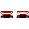 LED Luce Posteriore 36V 48V Ebike Impermeabile Lampada LED per Sicurezza per Guida N