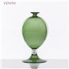 Venini - Vaso Veronese - Verde Mela/Cristallo - h cm 32 - cod. 600.01