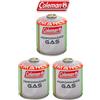 COLEMAN BOMBOLETTA CARTUCCIA GAS COLEMAN c300 performance FILETTO 240 g GAS * 3 PEZZI *