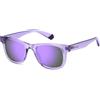 Polaroid Occhiali da Sole Polaroid Kids PLD 8009/N / New 789 ( Mf ) Lilac Violet Mir (Per
