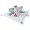 Doudou et Compagnie - Pantofole Bambino - Modello Grigio Adorabile - Pantofole morbide e calde con frischiume ricamate - Taglia Nascita - 80% cotone, 20% elastan, lavabile a 30° - DC3709