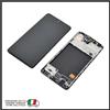 SAMSUNG TOUCH SCREEN SCHERMO LCD DISPLAY SAMSUNG A51 SM-A515F NERO CON FRAME ORIGINALE