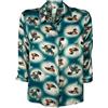 IL THE DELLE 5 camicia donna petrolio/panna SPOON DUCKS MADE IN ITALY