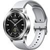 Xiaomi Watch S3 (Smartwatch), Ghiera Intercambiabile, Schermo AMOLED da 1,43, Fino a 15 giorni di autonomia, Monitoraggio frequenza cardiaca, SpO2 e dello stress, 150+ modalità sportive, Argento