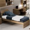 pidema.it Letto in legno singolo una piazza per cameretta bambini letti noce camerette