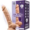 SilexD vibratore dildo vibrante fallo in silicone doppia densità con telecomando