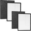 FCFMY Alexapure Breeze - Set di 2 filtri di ricambio compatibili con purificatore d'aria AP-B102, 3049, 2 filtri HEPA H13 Ture e 2 filtri a carbone attivo
