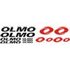 adesivi bici - kit per Telaio - 13 adesivi olmo - stickers olmo