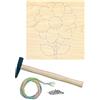 Pebaro NB7-SET - Kit per nail art, 20 x 20 cm, colore: Beige