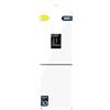 Cecotec Frigorifero Combinato 250L Distributore d'Acqua Bolero Coolmarket Combi 250 WD Total White Glass D. Altezza 180cm, Larghezza 55cm, No Frost, Compressore Inverter, Porta Reversibile e Allarme