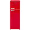 Akai Frigorifero Vintage Colorato AKAI ROSSO 280 LITRI Frigo Freezer Retrò Anni 60