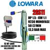 POMPA SOMMERSA POZZI LOWARA 2GS11M 2GS11 HP1.5 50LT/MIN 13,3BAR MAX