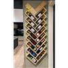 Cantinetta Portabottiglie da Parete in Legno Massiccio - Porta Vino da Muro