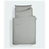 Bianca Cotton Soft Bianca Plain Dyed Cotton Percale Dark Grey 200 TC Duvet set 160 x 220 cm - 50 x 80 cm