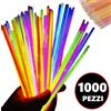 1000 Starlight Braccialetti Bracciali Luminosi Discoteca Disco Fluorescenti Fluo