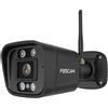 Foscam V5P - Telecamera Wi-Fi da esterno, 5 Megapixel, 108°, Audio, Faro, Sirena