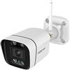 Foscam V5P - Telecamera Wi-Fi da esterno, 5 Megapixel, 108°, Audio, Faro, Sirena