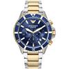 Emporio Armani Orologio analogico uomo EMPORIO ARMANI AR11362 acciaio inossidabile nero nuovo