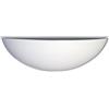 Universo Applique parete mezza luna in gesso doppia emissione verniciabile attacco r7s
