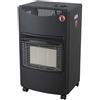 DOMUS STUFA A GAS GPL INFRAROSSI 4200W 3 PIASTRE IN CERAMICA 42x36xH72cm KIRA VIRIDEX