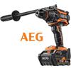 AEG TRAPANO A PERCUSSIONE BRUSHLESS BSB 18BL LI-602C 18V A BATTERIA ALTA COPPIA AEG