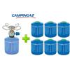 CAMPINGAZ FORNELLO FORNELLINO A GAS BLEUET MICRO PLUS 1.230 W CAMPINGAZ + 6 PEZZI CV300