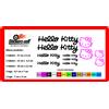 Adesivi bici / Auto / vetri - 11 adesivi Hello Kitty - stickers Hello Kitty