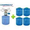 CAMPINGAZ FORNELLO FORNELLINO A GAS BLEUET MICRO PLUS 1.230 W CAMPINGAZ + 4 PEZZI CV300