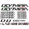 adesivi bici - 18 adesivi OLYMPIA - stickers OLYMPIA