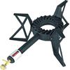 SANDRIGARDEN FORNELLONE A GAS GPL 3 PIEDI TUTTO GHISA FORNELLO CAMPEGGIO 8KW SANDRIGARDEN