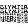adesivi bici - 12 adesivi Olympia - stickers Olympia
