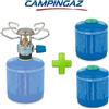 CAMPINGAZ FORNELLO FORNELLINO A GAS BLEUET MICRO PLUS 1.230 W CAMPINGAZ + 2 PEZZI CV300